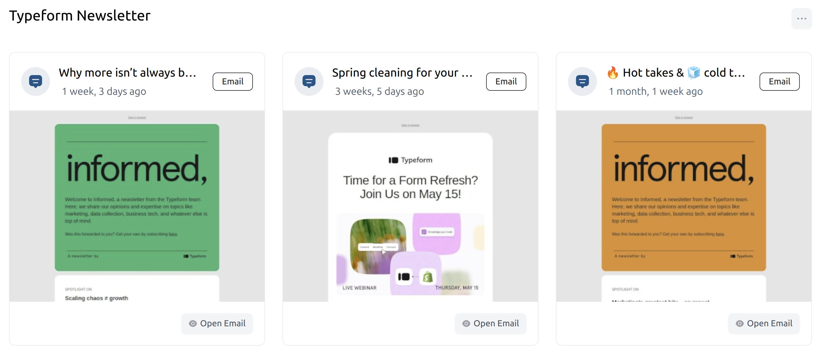 Analyze your competitor emails and newsletters